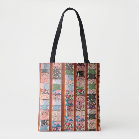 Moderne Canvas tas voor kleurenblok met pasta (Voorkant)