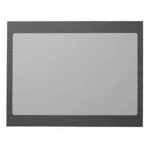 Moderne Carbon Fibre Style Print Background Notitieblok