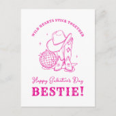 Moderne Carte de la Saint-Valentin Rose pour Meill (Devant)