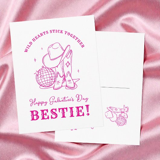 Moderne Carte de la Saint-Valentin Rose pour Meill