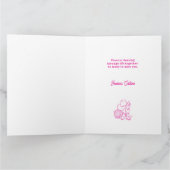 Moderne Carte de la Saint-Valentin Rose pour Meill (Intérieur)