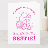 Moderne Carte de la Saint-Valentin Rose pour Meill (Devant)