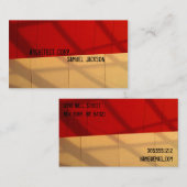 Moderne ~ Carte de visite (Devant / Derrière)