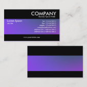 Moderne - Carte de visite de dégradé doux (Devant / Derrière)