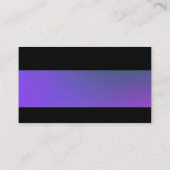 Moderne - Carte de visite de dégradé doux (Dos)