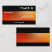 Moderne - Carte de visite de dégradé doux (Devant / Derrière)