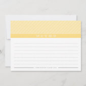 MODERNE CARTE RECEPE mignon organisateur minimalis (Dos)