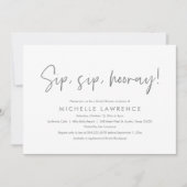 Moderne Casual, leuke en speelse Vrijgezellenfeest Kaart (Voorkant)