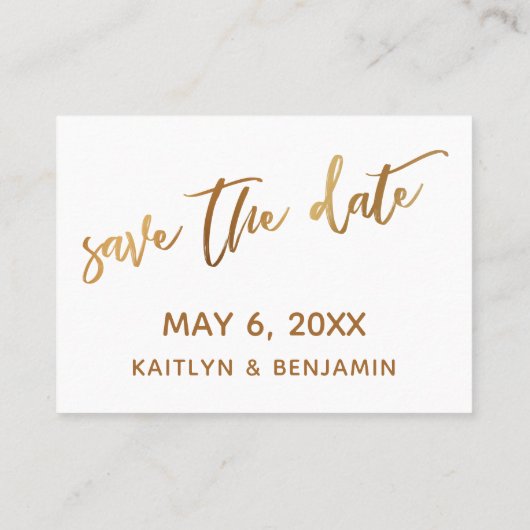 Moderne Casual trouwwebsite en sla de datumkaart o Visitekaartje (Achterkant)