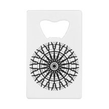 MODERNE _CERCLE ROSE Kaléidoscope _COULEUR _NOIR