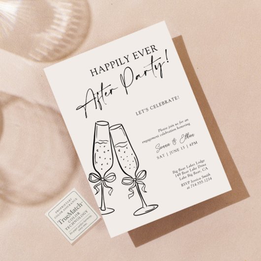 Moderne Champagne Boog Gelukkig Tot Het Einde Der  Kaart