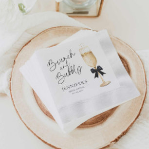 Moderne Champagne Bruidsdouche Servet