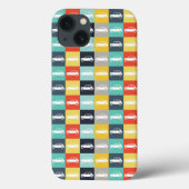 Moderne  checkboard Mini Cooper Case-Mate iPhone Case (Achterkant)