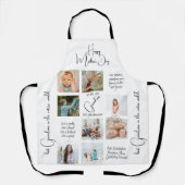 Moderne chef fotocollage beste oma ooit Schorten (Voorkant)