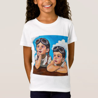 Moderne cherubijnse schilderkunst - Rembrandt geïn T-shirt