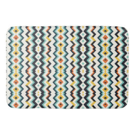 moderne chevron geometrisch patroon badmat