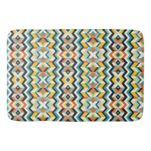 moderne chevron geometrisch patroon badmat
