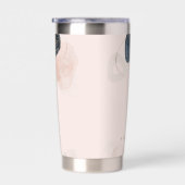 Moderne Chic Aardse Steen Custom Geïsoleerde Drinkbeker (Rechts)