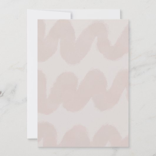 Moderne Chic Boog Kippen Feest Uitnodiging (Achterkant)