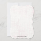 Moderne Chic Couple Fiançailles douche Invitation (Dos)