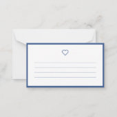 Moderne Chic et amusant Nouveau Faire-part (Dos)