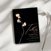 Moderne Chic Floral 30e verjaardag Uitnodiging