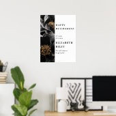 Moderne Chic Floral Bonne Affiche de bienvenue de  (Bureau à domicile)