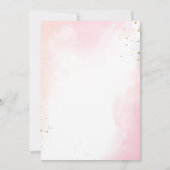 Moderne Chic Floral Enregistrer la date Invitation (Dos)