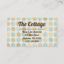 Moderne Chic Gold Stippen gasthuis vakantie