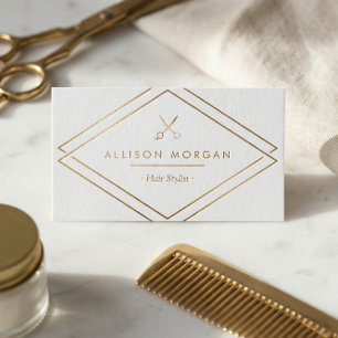 Moderne Chic Haar Salon Scharen Nepgoud Look Visitekaartje