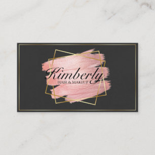Moderne Chic Lipstick Smear Carte de visite beauté