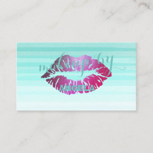Moderne Chic Professioneel, Lippen-Make-up artiest Visitekaartje