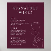 Moderne Chic Signature Wines Poster (Voorkant)