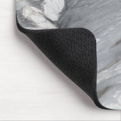 moderne chic simpel minimalistisch witte grijze ma muismat (Hoek)