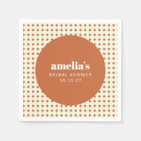 Moderne Chic Terracotta Stippen Bruiloft Uitnodigi