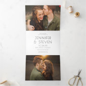 Moderne + Chic Type Enregistrer Le Carte photo Dat (Intérieur)