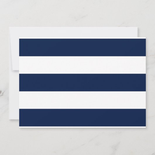 Moderne Chileense marine en witte bruiloft redden  Save The Date (Achterkant)