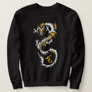 Moderne Chinese draak Trui