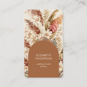 Moderne chique Bohemian Floral Boho Visitekaartje