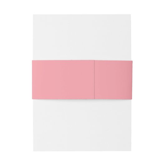 Moderne Chique Pastel Roze Script Monogram Bruilof Uitnodigingen Wikkel (Achterkant Voorbeeld)