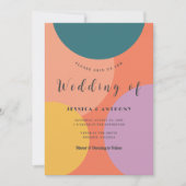 Moderne chique retro minimalistische boho terug br kaart (Voorkant)