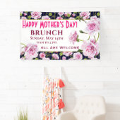 Moderne chique roze rozen | MOEDERDAG Spandoek (Insitu)