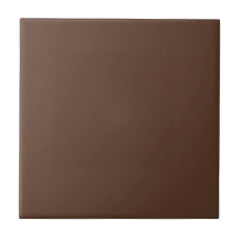 Moderne Chocoladebruine Effen Kleur