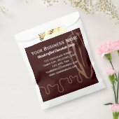 Moderne Chocolatier Chocoladewinkel Verpakkingspap Bedankzakje (Gezegeld)