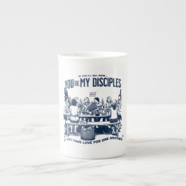Moderne christelijke beker met inspirerende Bijbel Porselein Kop