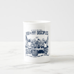 Moderne christelijke beker met inspirerende Bijbel Porselein Kop