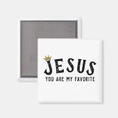 Moderne Christelijke Jezus Fridge Magneet (Voorkant / Achterkant)