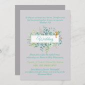 Moderne Christelijke Katholieke Trouw Uitnodiging (Voorkant / Achterkant)