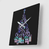 ***MODERNE CHRISTMAS*** KLOOP VIERKANTE KLOK (Hoek)