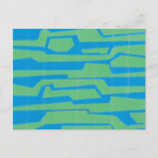 Moderne circuit V Briefkaart (Voorkant)